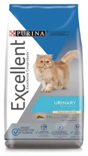 Croquetas para Gato Adulto sabor Pollo y Arroz 7.5kg Purina Excellent Urinary
