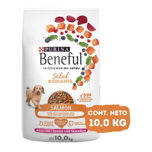 Croquetas para Perro Adulto Salmón Salud Radiante 10kg Purina® Beneful®