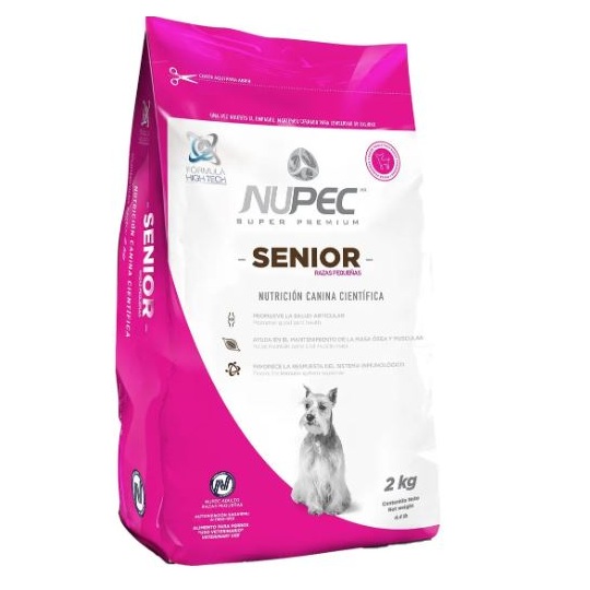 Nupec Senior Razas Pequeñas Bolsa 2 kg