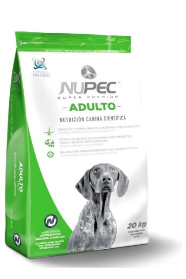 Croquetas Nupec Adulto Raza Grande Y Mediana 20kg