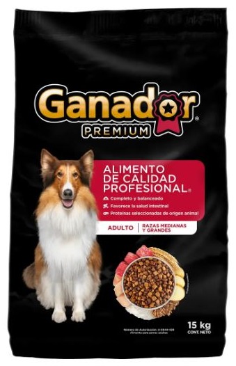 Croqueta Raza Mediana/grande Premium 15 Kg Adulto Ganador